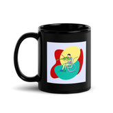 Violinist Black Glossy Mug - Beyond T-shirts